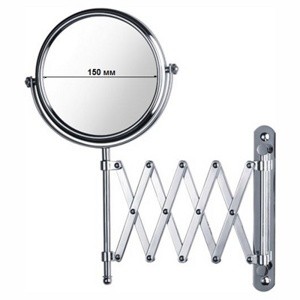 Ledeme L6406 Зеркало ванной увеличительное, нержавеющая сталь, хром, 6 дюймов - фото